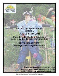 Affiche festival épouvantails